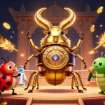 UK88 brings thrilling casino action with a giant stag beetle showdown in vibrant 3D.
