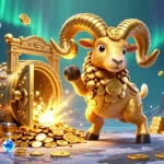 Join op88's thrilling adventure as the golden ram charges through a treasure vault, symbolizing rich rewards in gaming.